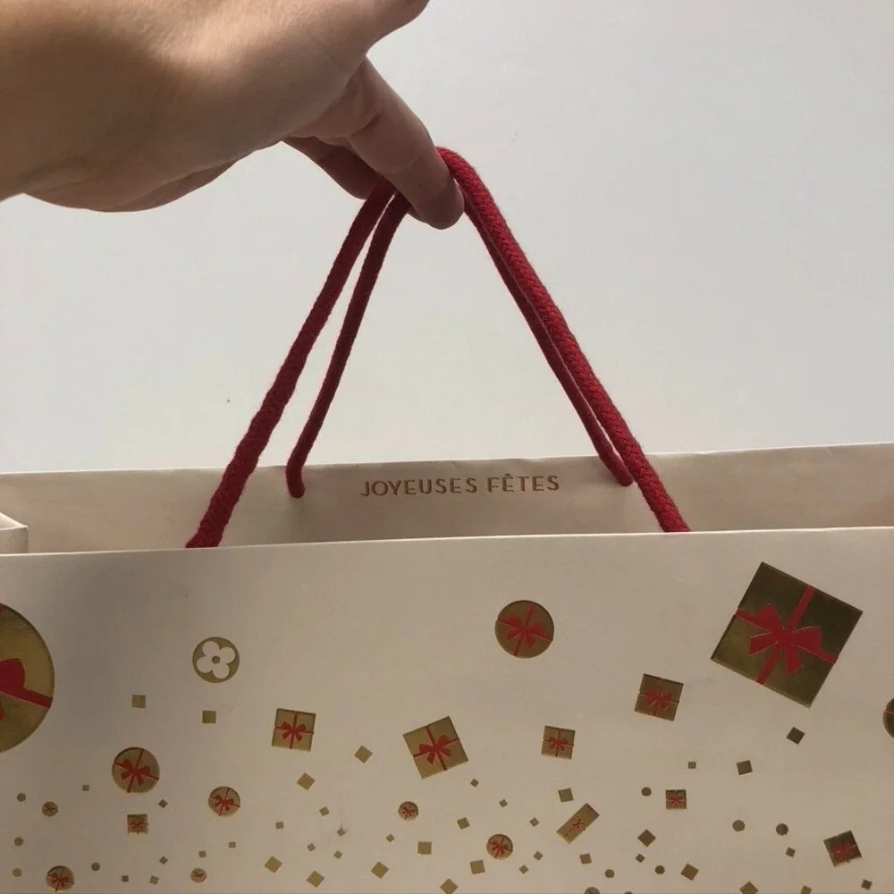 Louis Vuitton Limited Edition Holiday Gift Bag Large 19x9x16